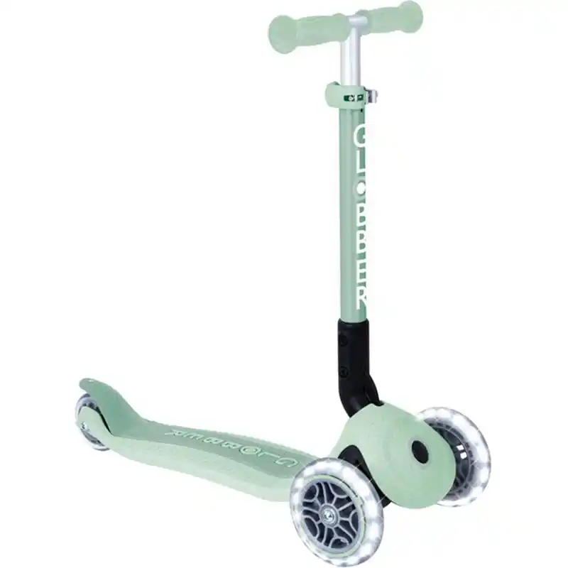 Koloběžka Globber - Junior Foldable Lights Ecologic, Pistachio Aktuální