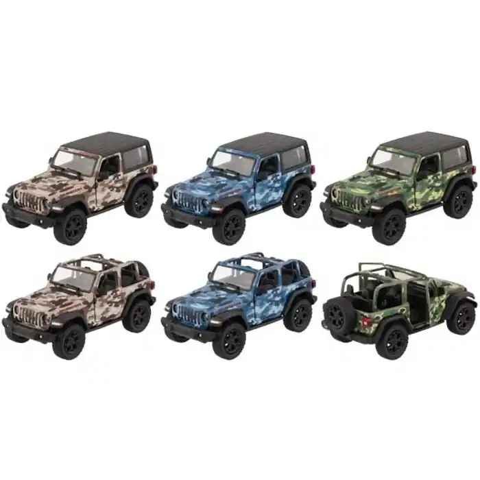 Kovový model - Auto Jeep Wrangler (2018), 1 34, 1ks Hit Sezóny