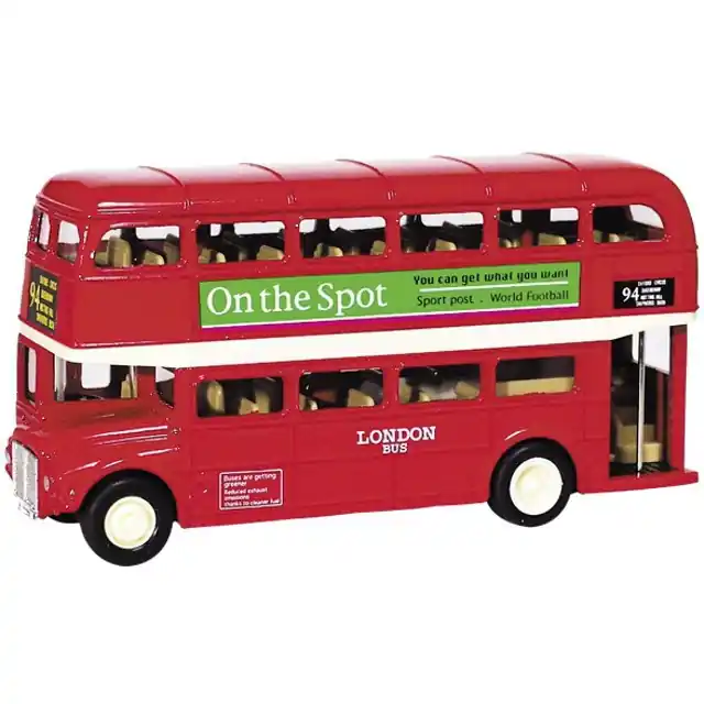 Nakupujte Hned Kovový model - Autobus londýnský double-decker, 12cm