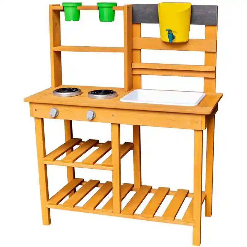 Kuchyňka dětská - Dřevěná, Zahradní s dřezem (2Kids Toys) Dokud Zásoby Vydrží