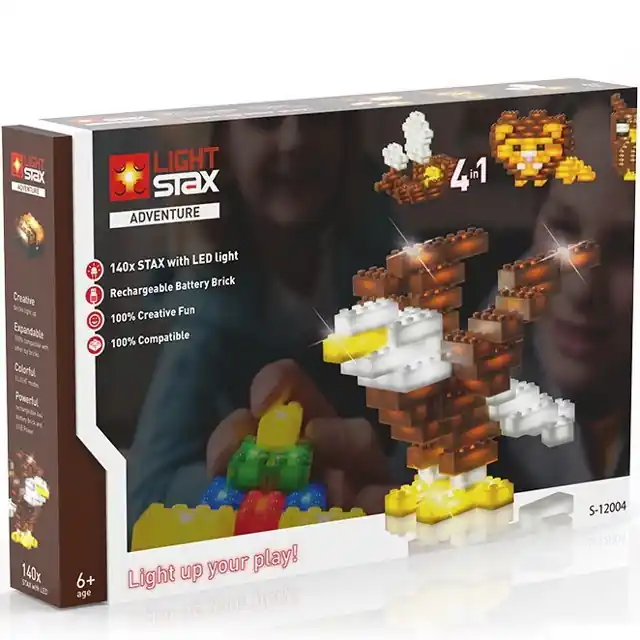 Light Stax - Adventure, 140 svítících kostek Oblíbený