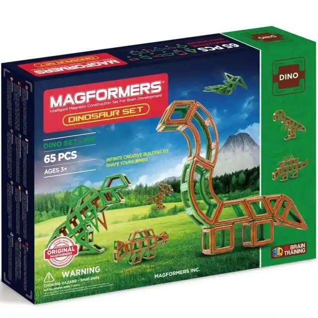 Magformers - Dinosauři, 65 ks Výhodná Nabídka