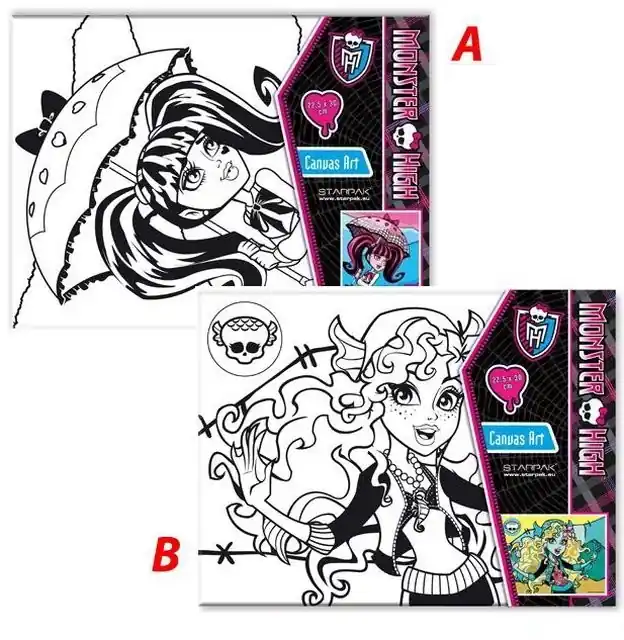Bezpečná Platba Malování obrazu - Malířská sada, Monster High - A