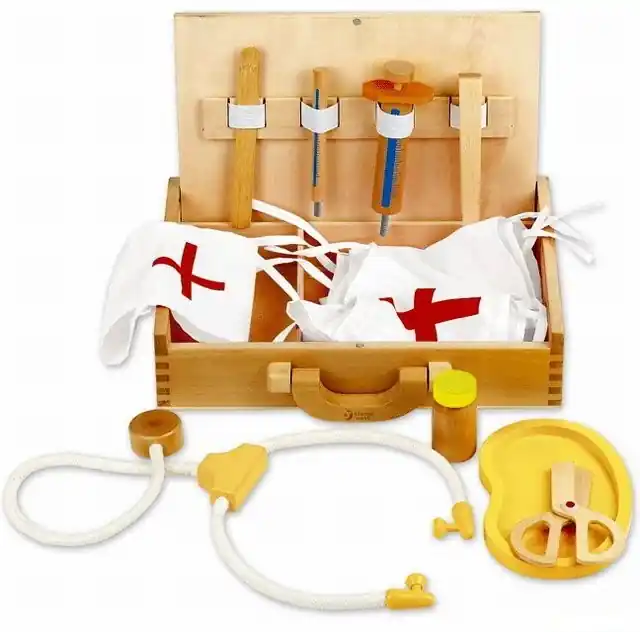 Malý doktor - Set v dřevěném kufříku (Classic World) Sleva