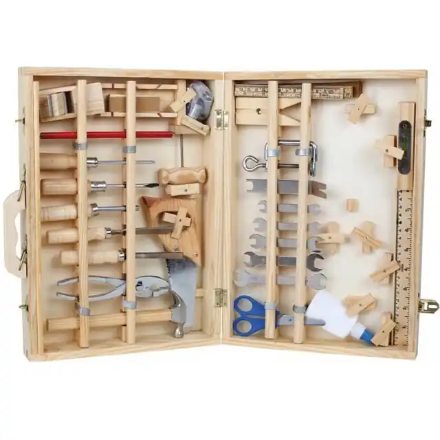 Vrácení Zdarma Malý kutil - Kufřík s nářadím Deluxe (Small foot)