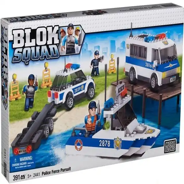 Ověřený Mega Bloks - Kostky micro, Blok Squad, Policejní jednotka