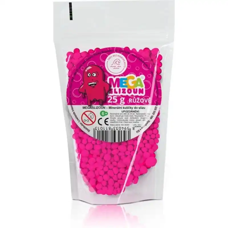 Nejprodávanější Megaslizoun - Kuličky do slizu, Růžové, 25 g