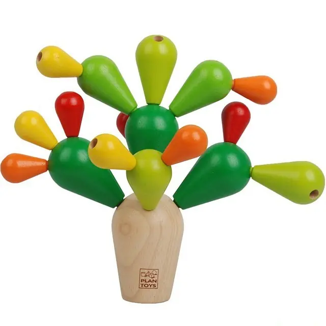 Motorická hra - Balancující kaktus (PlanToys) Top Prodej