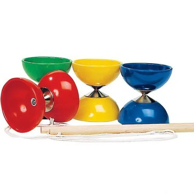 Vysoce Kvalitní Motorická hra - Diabolo set, 1ks (Goki)