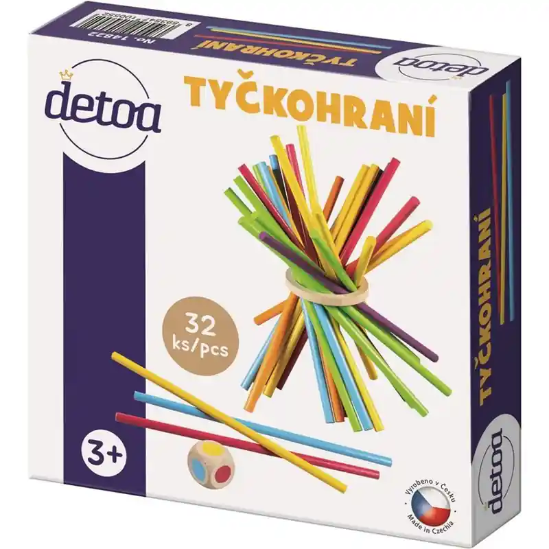 Sleva Motorická hra - Tyčkohraní dřevěná (Detoa)