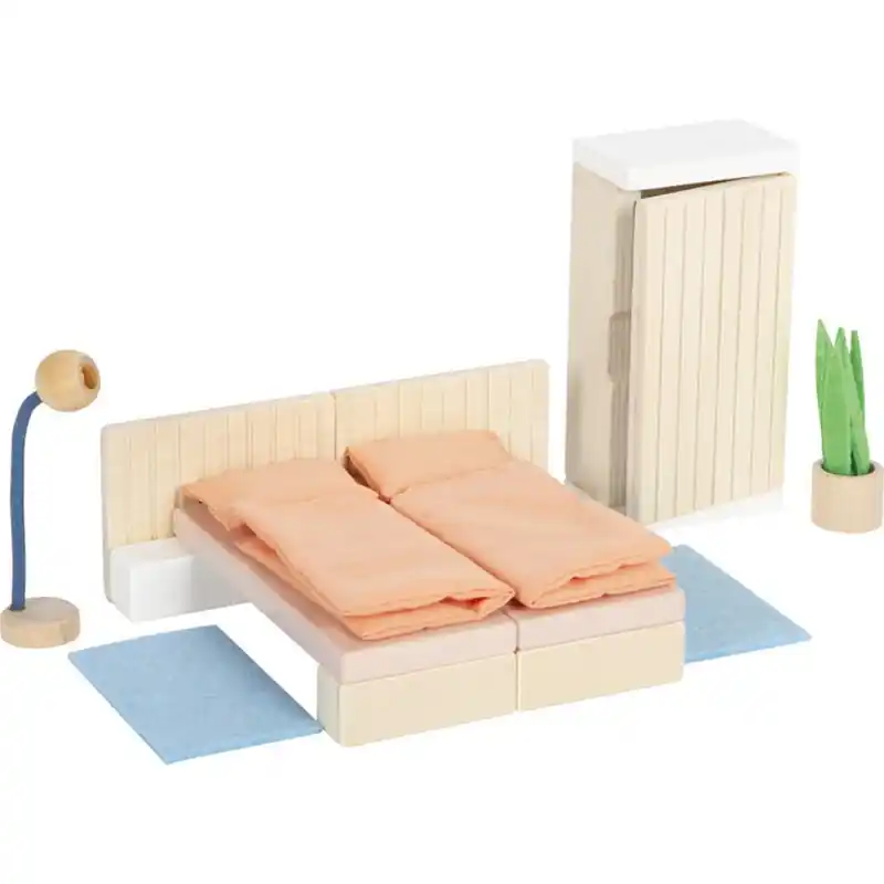 Nábytek pro panenky - Ložnice moderní dřevěná (Small foot) Jen Po Omezenou Doba