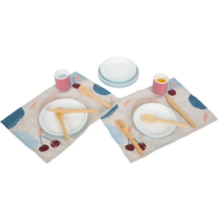 Speciální Cena Nádobí dětské - Jídelní sada Tasty s prostíráním (Small foot)