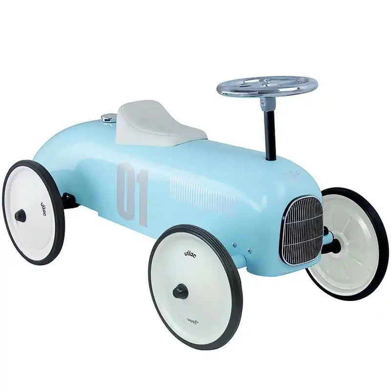 Objednat Nyní Odrážedlo kovové - Historické auto, modré světle (Vilac)