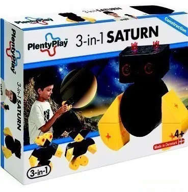 Zlevněný Plenty Play Construction - Stavebnice, 3-in-1 Saturn