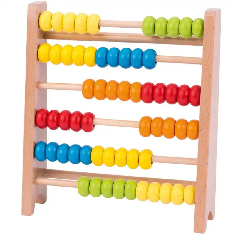 Počítadlo - Dřevěné 6 řad, 60 korálků (Goki) Must-Have