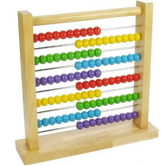 Počítadlo - Velké dřevěné, 30cm (Bigjigs) Jen Po Omezenou Doba
