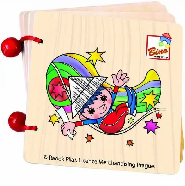Cenová Bomba První knížka - Večerníček, 3 dřevěné listy (Bino)