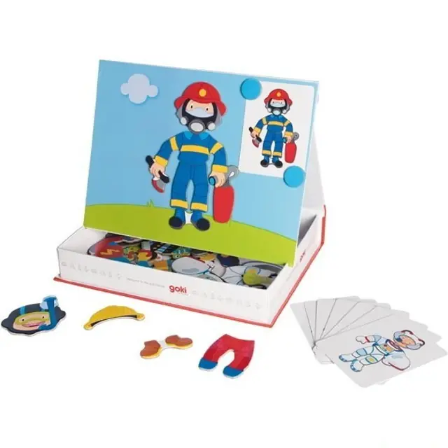 Výhodná Nabídka Puzzle magnetické - Kniha, Převleky kluk (Goki)