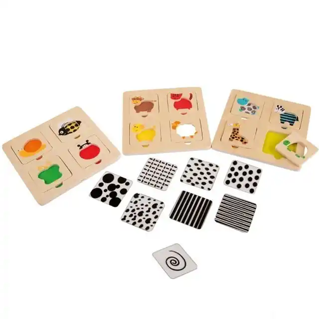 Puzzle výukové - Vzory zvířátek, 12ks (Legler) Akční Nabídka