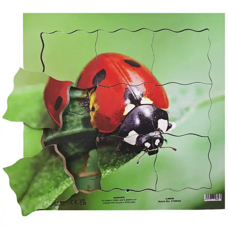 Puzzle výukové - Životní cyklus beruška, 19ks (Just Jiqsaws) Expresní Doručení