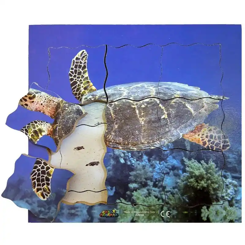 Puzzle výukové - Životní cyklus želva, 19ks (Just Jiqsaws) Finální Výprodej