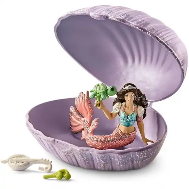Expresní Doručení Schleich - Bayala, Mořská panna s želvou v mušli