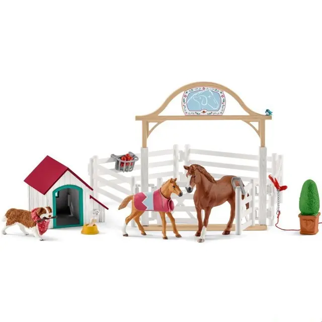 Jen Po Omezenou Doba Schleich - Jezdecký klub, Hostující koně Hannah s fenkou Ruby