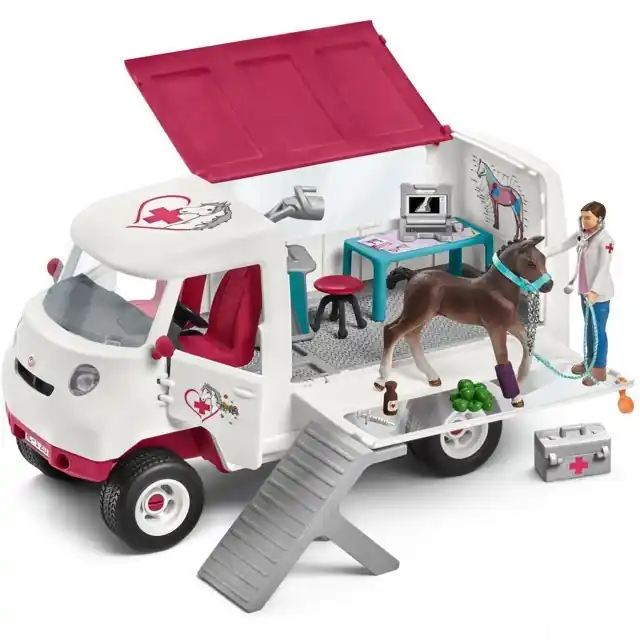 Schleich - Jezdecký klub, Mobilní veterinářská klinika s ošetřovatelem Objednat Nyní