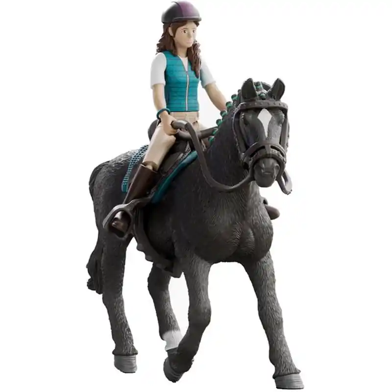 Zlevněný Schleich - Kůň s jezdcem, Lisa a Storm