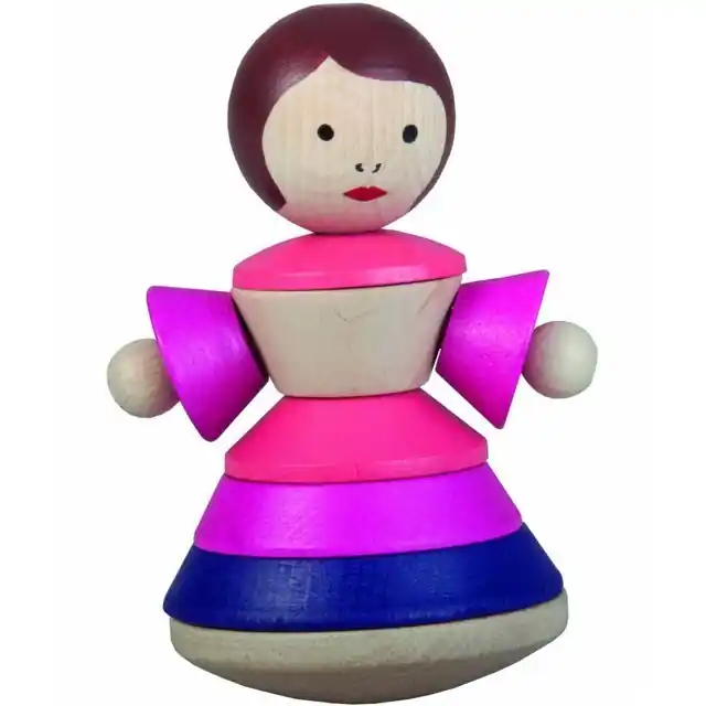 Akční Nabídka Skládačka s kroužky - Pyramida panenka Lily (Detoa)
