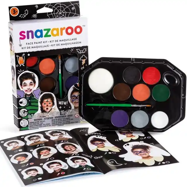 Přímo Od Výrobce Snazaroo - Sada 8 barev na obličej, Halloween