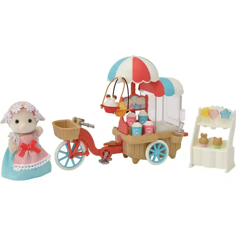 Autentický Sylvanian Families - Obchod, Pojízdná prodejna popcornu
