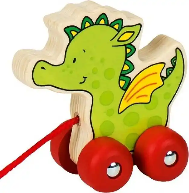 Must-Have Tahací hračka - Veselý dráček (Goki)