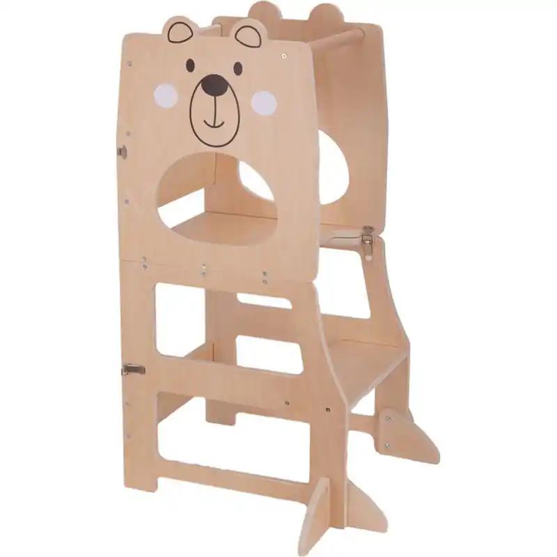 Ověřený Učící věž - Dřevěná, Medvídek 3v1 (2Kids Toys)