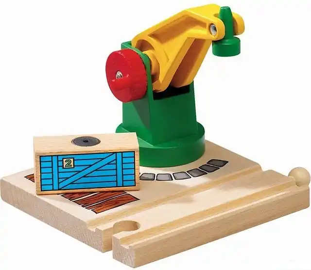 Oblíbený Vláčkodráha jeřáby - Jeřáb s magnetickým nákladem (Brio)