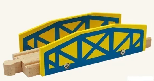 Vláčkodráha mosty - Viadukt modro-žlutý (Bino) Nakupujte Hned