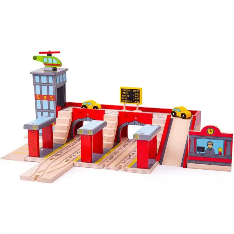 Vláčkodráha zastávka - Nádraží Grand central station (Bigjigs) Objednat Nyní