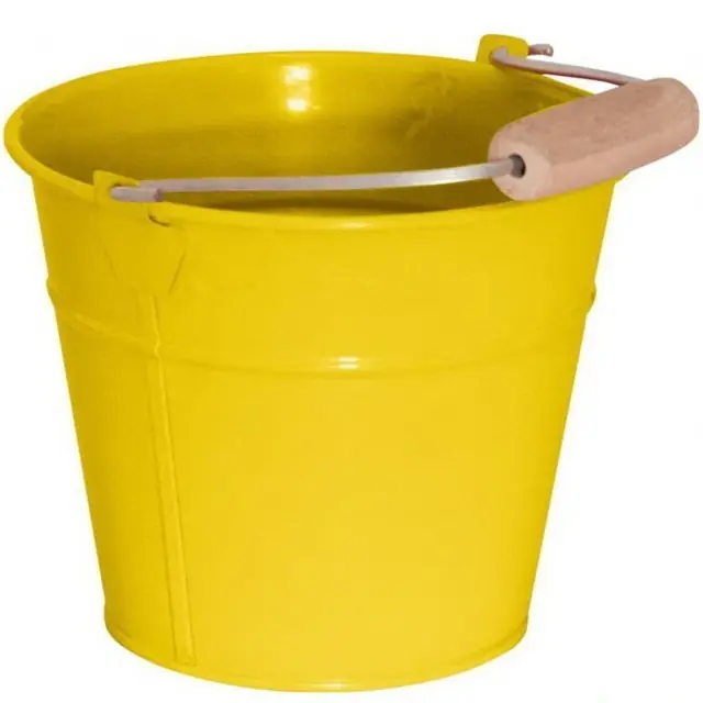 Časově Omezené Zahradní nářadí - Kyblík žlutý, kov (Woody)