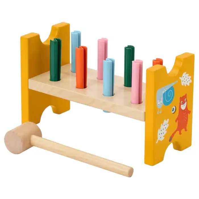 Zatloukačka - Dřevěná UPPSTA, 8 kolíků (Ikea) Finální Výprodej