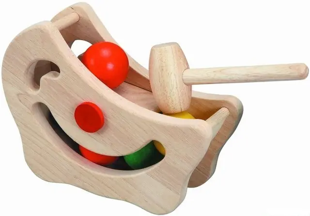 Odeslání Ihned Zatloukačka - Zatloukací půlměsíc s koulemi (PlanToys)